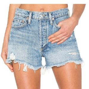 AGOLDE Parker Vintage Cut Off Short, Size 25